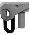 Upgraded Heavy Duty Right Hinge With Knockout Steel Core For Rubbermaid 5L40 Slide Lid Resin Shed Door Replacement Parts 3T17 showing detailed right hinge.