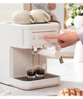Kickstart Your Daily Hype With This Top Shelf Italian Espresso Coffee Maker featuring double shot extraction and sleek design.