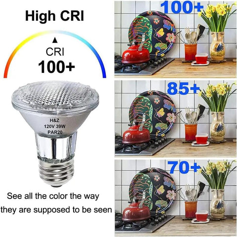 Par20 Flood Light Bulbs With E26 Medium Base Offer Dead Simple Dimming Control And A Tight Warm White Beam Perfect For Standard Recessed Can Fixtures Bringing That Chill Cozy Vibe To Your Home