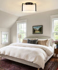 Bedroom with ceiling light fixture; Six Light Chandelier Modern Industrial Ceiling Pendant For Dining Room Vintage Mid Century Contemporary Dope Home Lighting Fixture Hanging Rust Resistant Metal Frame.