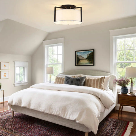 Bedroom with ceiling light fixture; Six Light Chandelier Modern Industrial Ceiling Pendant For Dining Room Vintage Mid Century Contemporary Dope Home Lighting Fixture Hanging Rust Resistant Metal Frame.