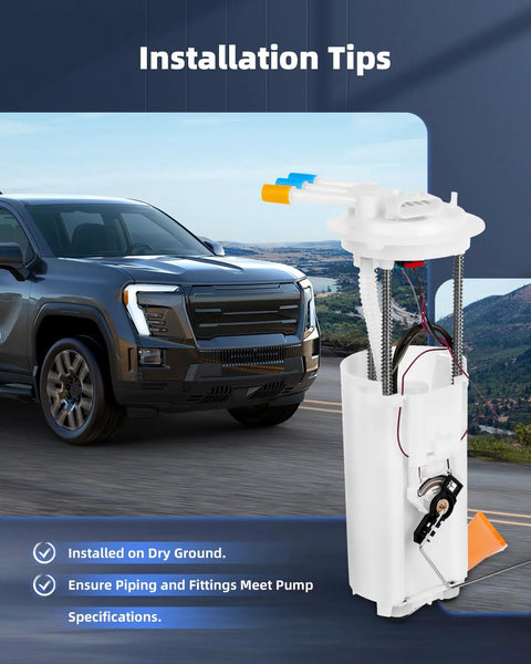 Fuel Pump Replacement E3992M For Chevy S10 Blazer, GMC S15 Jimmy, Envoy, And Oldsmobile Bravada 1998 2003 4 Door SUVs 4.3L