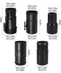 Six fittings included in Replacement Vacuum Hose Kit Two And One Half Inch By Seven Feet Dual Flex Locking Shop Vac Hose For Wet Dry Vacuum Cleaners