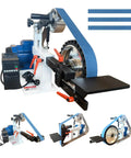 Beefy 2x72 Inch Belt Grinder Sander With Variable Speed Drive 1500W 2HP Motor Includes 3 Grinding Tool Sets And 3 Zirconia Corundum Sanding Belts