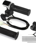 Full Twist Throttle For 48V Ebike With LED Display And Key Lock, Electric Bike Throttle Grip Fits 7 8 Inch Handlebar