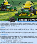 John Deere lawn mowers compatible with Budget-Friendly Fuel Pump With Filter For Small Engines 15Hp-25Hp Fits Kawasaki Kohler John Deere Honda Briggs Stratton Lawn Mowers And More Vacuum Style Replacement OE 808656 24 393 04 S