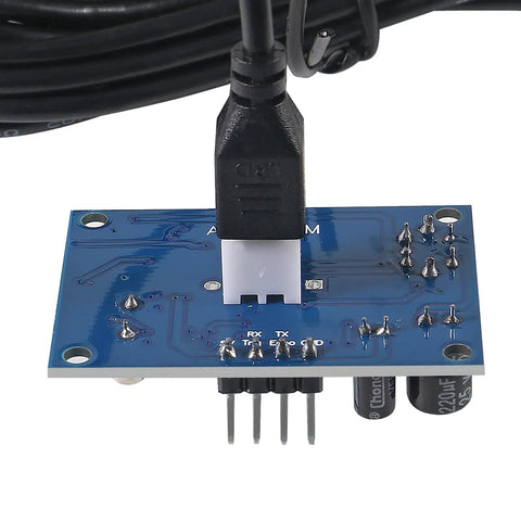 Two Pack Waterproof Ultrasonic Distance Sensor Module With 40KHz Transducer 5V Operation 21cm To 5m Range electronic circuit view