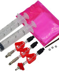 Drip Free Hydraulic Brake Bleed Kit For All SRAM Disc Brakes And Avid Systems with adapters, syringes, and accessories