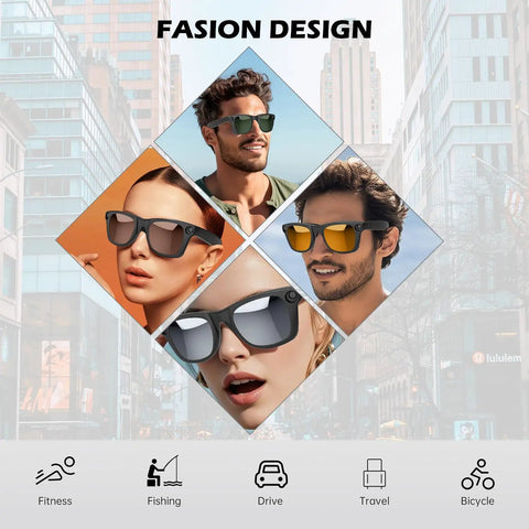 4 Pack Polarized Clip On Lenses For Meta Wayfarer Gen 2 Smart Glasses M Size 50 22 RW4006 RW4012 UV Protection in use