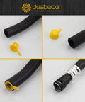 HVAC Engine Heater Hose Assembly Fits Buick Enclave 2008-2017 Chevrolet Traverse 2009-2017 GMC Acadia 2007-2017 Replacement Inlet And Outlet Hoses Kit