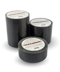 Three rolls of Heavy Duty Belly Repair Tape For Manufactured Homes 4 Inch By 108 Foot Waterproof Patch shown from angled view
