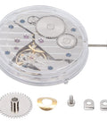 Highly Precise Mechanical Watch Movement Replacement For Pros In Watch Maintenance Durable Alloy Silver Compact Size Kit