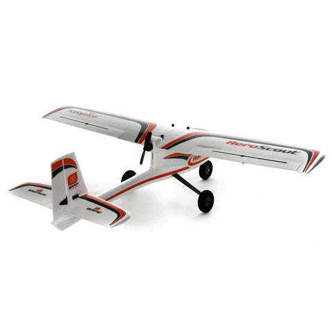 RC Airplane AeroScout S 2 1.1m RTF Basic With Safe Technology For Beginners And Pros, side view showing durable design