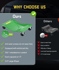 Comparison of green Pro Grade Heavy Duty Car Wheel Dolly Set Of Two For Maximum Vehicle Mobility 10000 Lb Capacity 24 By 15 Inch Alloy Steel with others