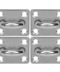 Bulletproof M8 Stainless Steel Pad Eye Plate With 4 Hole Design built tough for ceiling and wall mount applications, showing four units.
