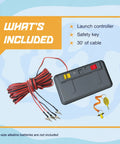 Pro Series II Rocket Launch Controller For Model Rockets With Easy Setup And Safe Power Options included items displayed