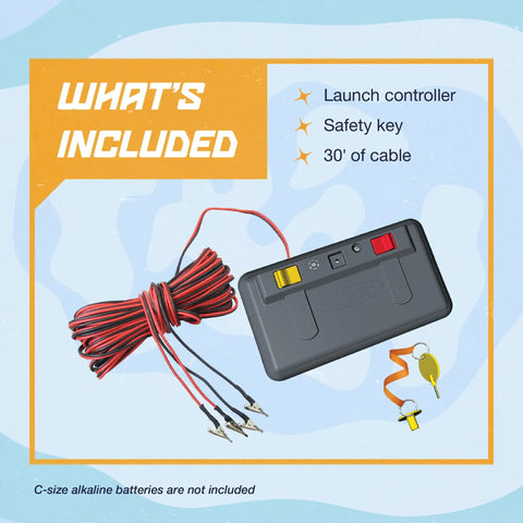 Pro Series II Rocket Launch Controller For Model Rockets With Easy Setup And Safe Power Options included items displayed