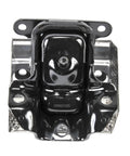 Front view of GM Engine Mount Replacement for 5.3L and 6.2L V8 Trucks and SUVs, heavy-duty black material, without flex fuel.