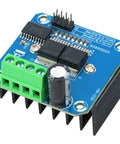 Top view of Two Pack BTS7960 43A Beefy High Power H-Bridge Motor Driver Module for Arduino projects with visible components