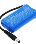 2600mAh Replacement Battery For Makeblock Orion Mbot Ranger Ultimate 2.0 PN 14026 7.4V 19.24Wh Li-Ion Power Pack Built To Beef Up Your DIY Robotics Projects blue cylindrical battery with cable and DC plug