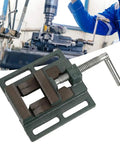 2.5In Lock Down Vise With Heightened Widened Jaws For Max Clamping Force And Stable Workholding On Milling Drilling Machines.