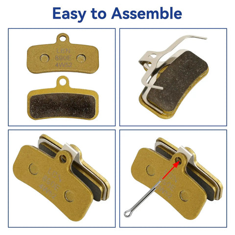 Assembly of Front And Rear Dirt E Bike Brake Pads for Surron Light Bee X Talaria Sting MX3 MX4 XXX Segway X260 X160