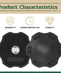 Two black Elite Knurled Thumb Screws For Riddell SpeedFlex Football Helmets Youth And Adult showing durability and stability features.