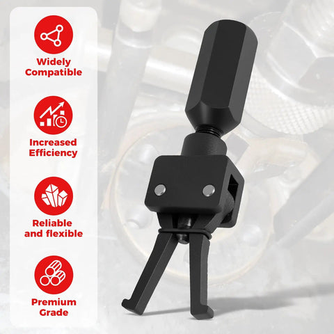 Heavy Duty Pilot Bearing Puller Kit With Steel Construction, Easy To Install Slide Hammer Attachment close-up with features highlighted