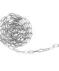 Coiled Stainless Steel Chain 2mm Thick, 98.4 Ft Heavy Duty Proof Coil Chain With Hanging Loops For Guardrails And Lifting