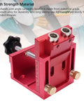 Pocket Hole Jig Kit Pro Grade With 3 In 1 Adjustable Drill Guides Portable Aluminum Alloy Woodworking Joint Angle Tool