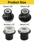 Dodge Ram 1500 Steering Rack And Pinion Mount Bushing Kit 4 Piece Replacement For 52106728AC 52113031AD 2002 To 2012 sizes shown