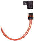 Waterproof Blade Style ATO ATC Fuse Holder with Cover, 30 Amp Rating, 8 Inch 12 Gauge Leads with Tinned Copper Wire