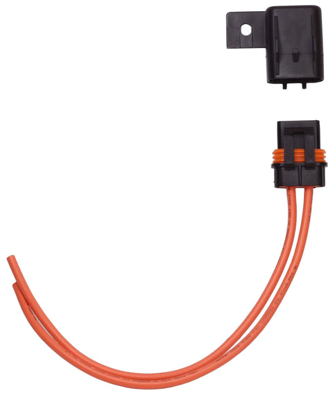 Waterproof Blade Style ATO ATC Fuse Holder with Cover, 30 Amp Rating, 8 Inch 12 Gauge Leads with Tinned Copper Wire