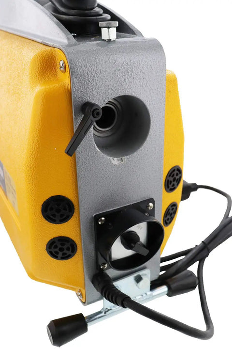 Heavy Duty K60 Drain Cleaning Machine With Auto Feed Mechanism And 250 Watt Motor, showing rear view motor connection and controls.