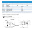 Technical data sheet for Heavy Duty Helical Rotary Table For Flange Mount CNC Machining And Welding Projects with specs and dimensions.