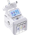 Six In One Hydrogen Oxygen Facial Device For Salon And Home Use With Interchangeable Heads and LED display