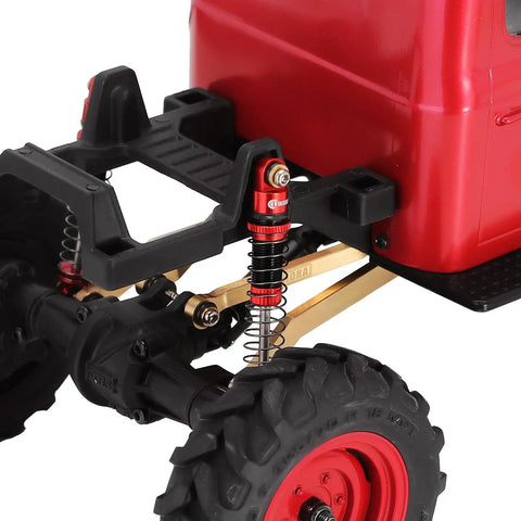 Beefy 45mm Aluminum Threaded Shock Absorbers With Oil Dampers For FCX24 1/24 RC Crawler Upgrade on rear suspension