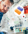 Two Piece Detachable Centrifuge Tube Holder Rack For 15ml And 50ml Tubes With 18 Hole And 10 Hole Configurations, scientist in lab