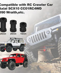 4 Pack Aluminum RC Wheel Spacers 12mm Hex With 25mm Offset Extension For 1 Tenth Scale Crawlers CNC Machined For Strength And Precision