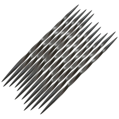 Twisted Scriber Tool For Intaglio And Dry Point Etching Pro Grade Metal Scribe For Precise Tracing Comfortable Grip Double Ended Six And A Half Inch Scribing Tool Ideal For Printmaking Projects Pack Of 12