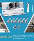 Garage Door Trolley Arm Attachment Orbital Bracket And Hardware Bag Kit For 5120 5140 9100 9600 Series Doors with rivets and screws