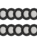 Heavy Duty 3/4 Inch Hose Washer Kit With Metal Mesh Screen Filter To Stop Debris For Garden Shower Heads Washing Machines And All Plumbing Connections Super Sealing Rubber Gaskets Black Assorted Repair Set, 10-pack