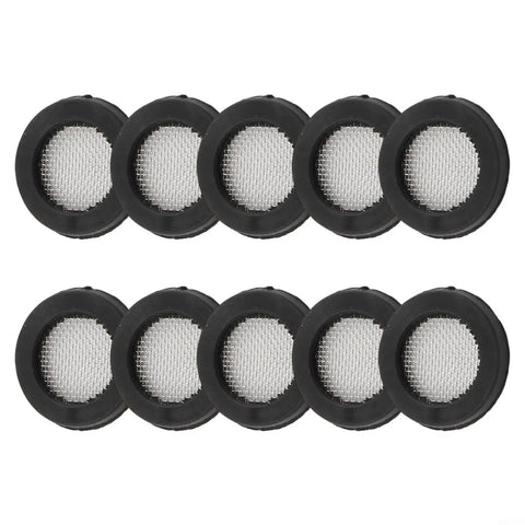 Heavy Duty 3/4 Inch Hose Washer Kit With Metal Mesh Screen Filter To Stop Debris For Garden Shower Heads Washing Machines And All Plumbing Connections Super Sealing Rubber Gaskets Black Assorted Repair Set, 10-pack
