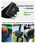 Dope Golf Range Finder With Slope 1200 Yard Range 6X Magnification Magnetic Mount Pin Lock Vibration Rechargeable Compact