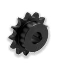 Finished Bore B-Hub Sprocket ANSI 40, 12 Teeth, 1/2 Inch Pitch, 1 Inch Bore, Carbon Steel Roller Chain Sprocket With Keyway And Two Setscrews