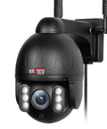 WiFi Outdoor Security Camera 1080P With 2.4GHz And 5GHz, PTZ, IP66 waterproof, featuring motion detection and spotlight night vision.