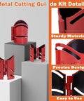 Magnetic Pipe Cutting Guide Kit Pro Grade in red, 1-7/8" size, showing sturdy materials and precise design for plumbing cuts.