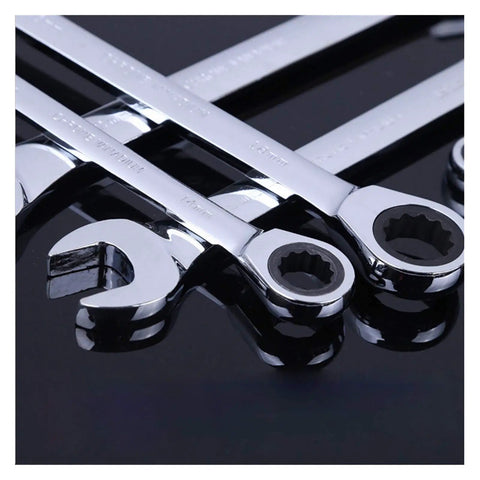 Heavy Duty Ratchet Spanner Set 24mm 1 Piece Metric Wrench Kit With Quick Release Ring Gear Nut Tools For Tight Spaces And Fast Torque Turns