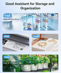 Product uses shown: medical for low-temperature resistance, office for long storage, jewelry for light resistance, plant for durability.