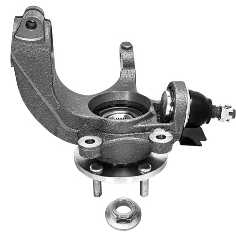 Front Pair Steering Knuckles And Wheel Bearing Hubs Assembly For 2010 2011 2012 2013 Ford Transit Connect Replacement OEM Grade